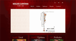 Desktop Screenshot of moldesquintana.com
